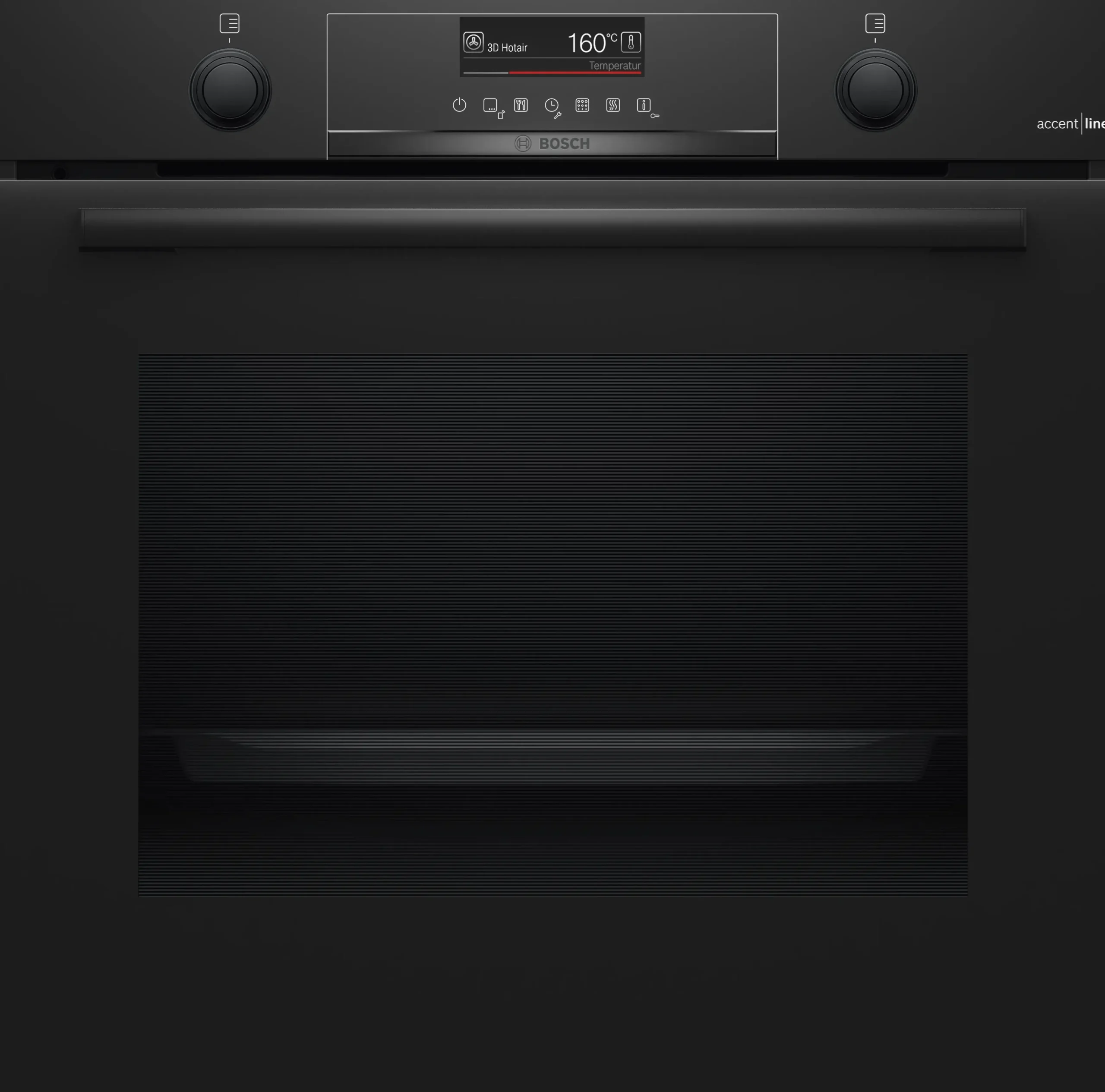 Serie 6 Bakoven 60 x 60 cm Zwart