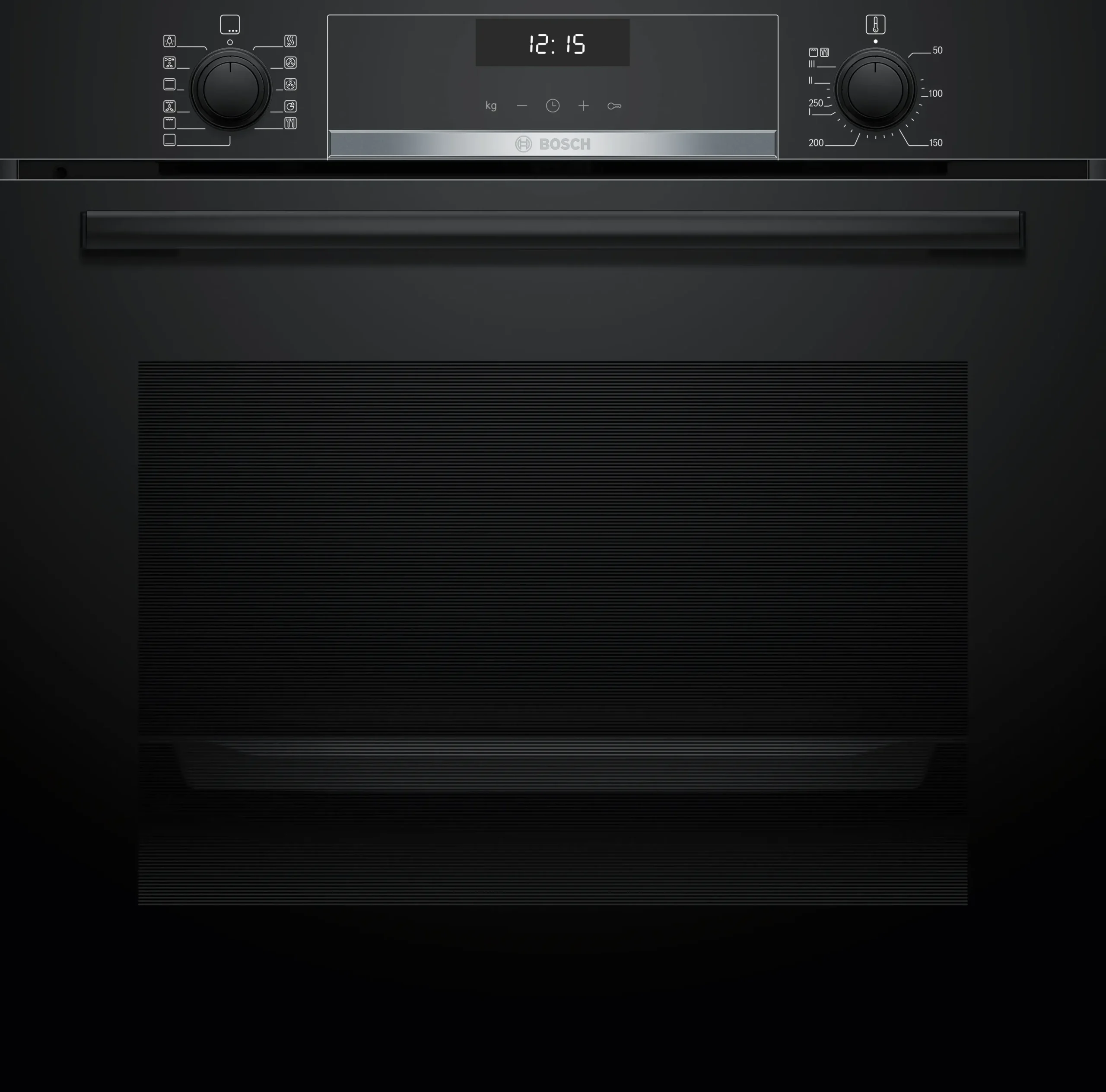 Serie 6 Bakoven 60 x 60 cm Zwart