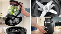Serie 6 Blender met hoge prestaties VitaPower 1800 W Zwart