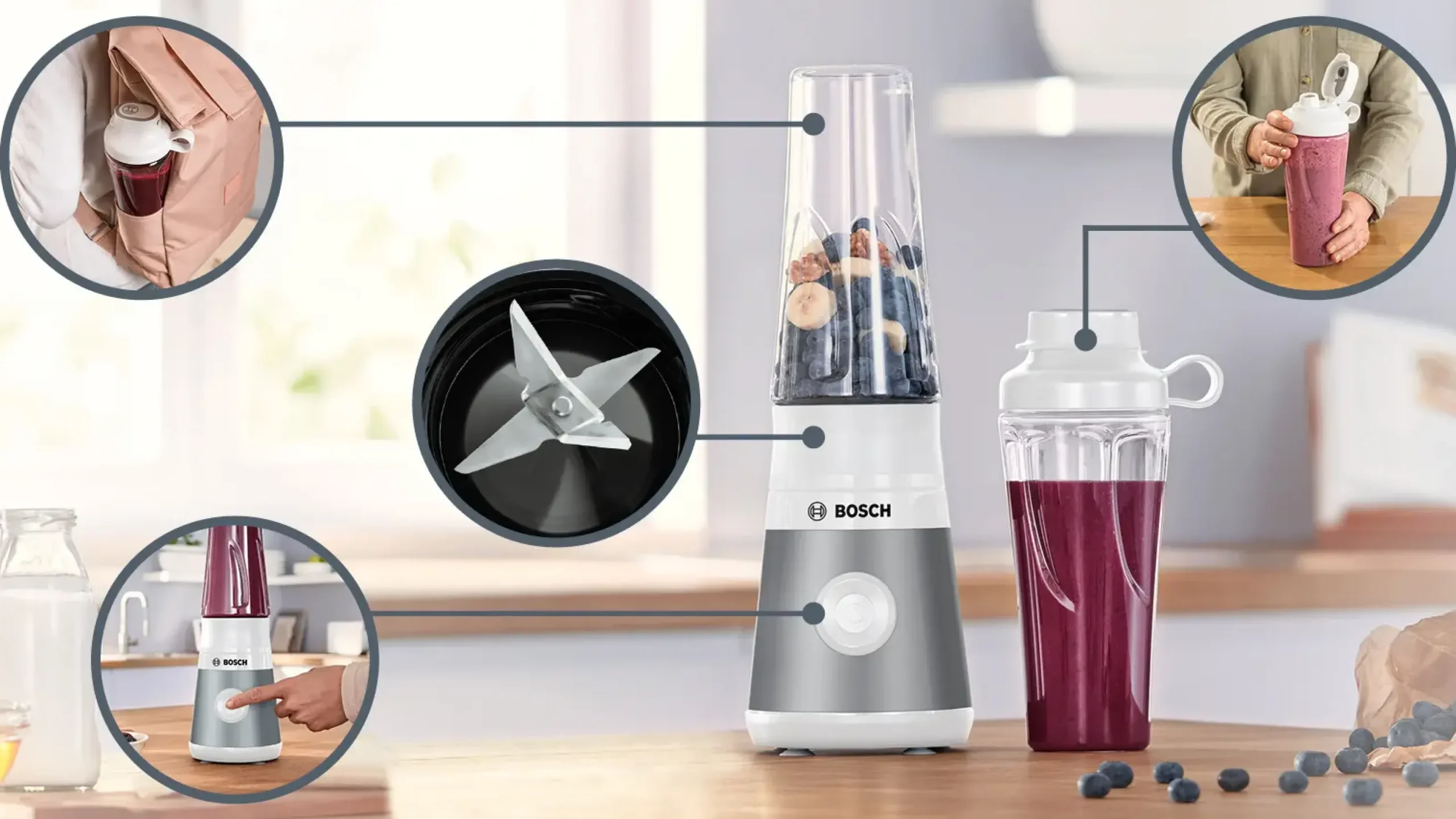 Serie 2 Blender VitaPower 450 W Zilver