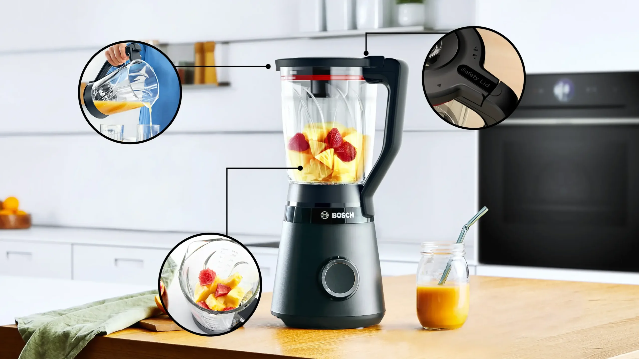 Serie 4 Blender VitaPower 1200 W Zwart