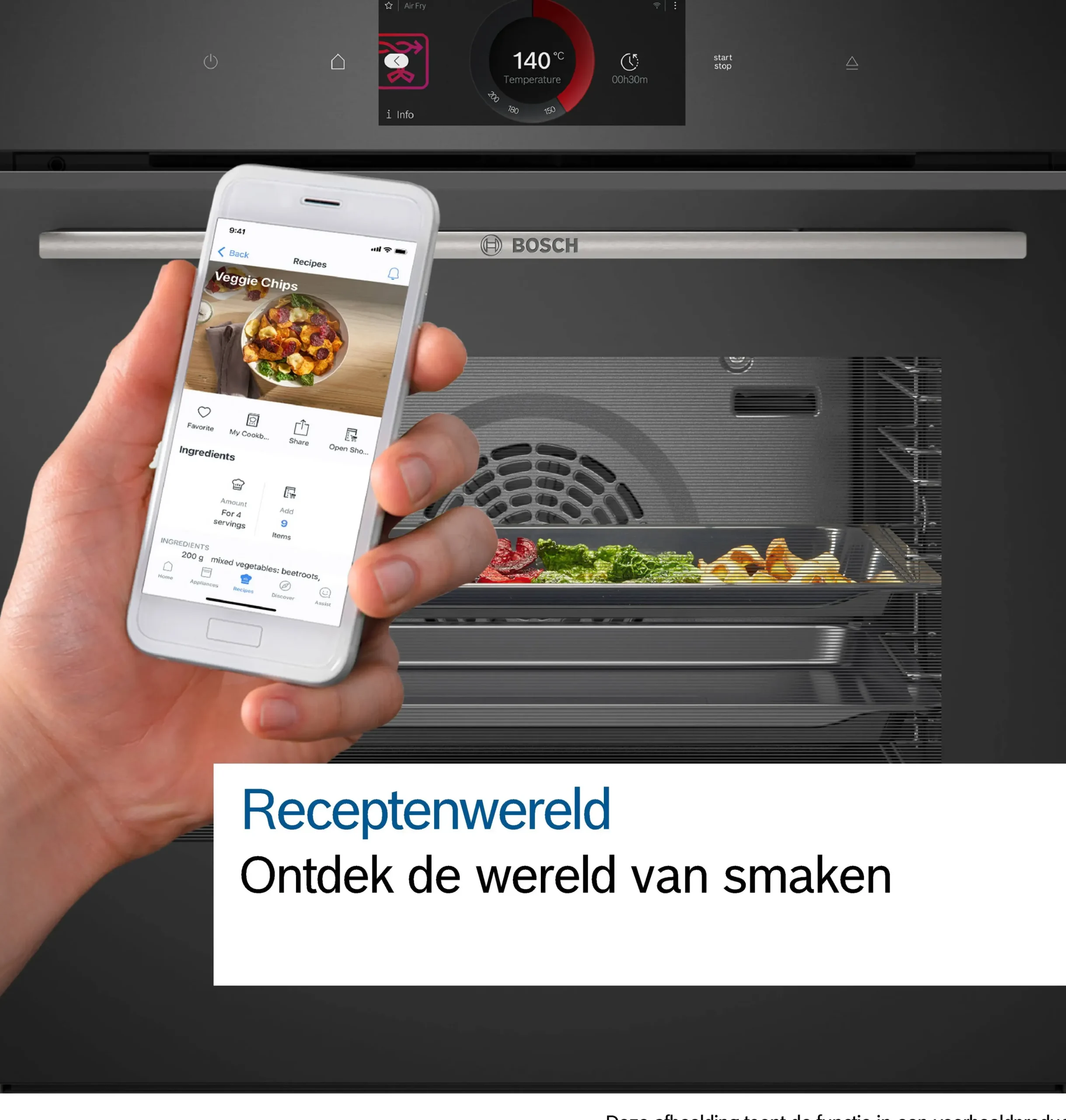 Serie 8 Compacte bakoven met magnetron 60 x 45 cm Zwart