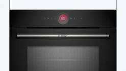 Serie 8 Compacte bakoven met magnetron 60 x 45 cm Zwart