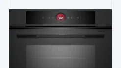 Serie 8 Compacte bakoven met magnetron 60 x 45 cm Mat zwart