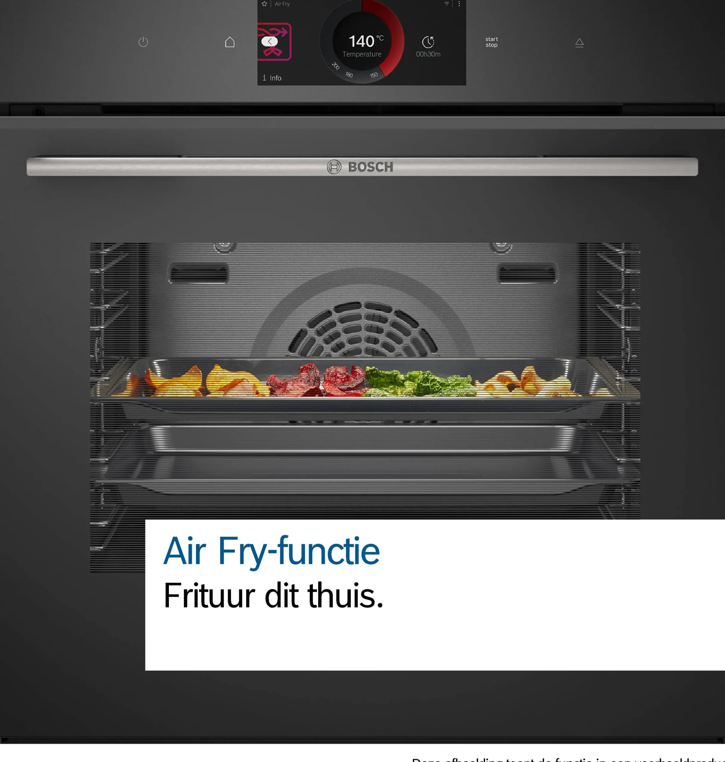 Serie 8 Compacte bakoven met magnetron 60 x 45 cm Mat zwart