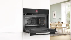 Serie 8 Compacte bakoven met magnetron 60 x 45 cm Zwart