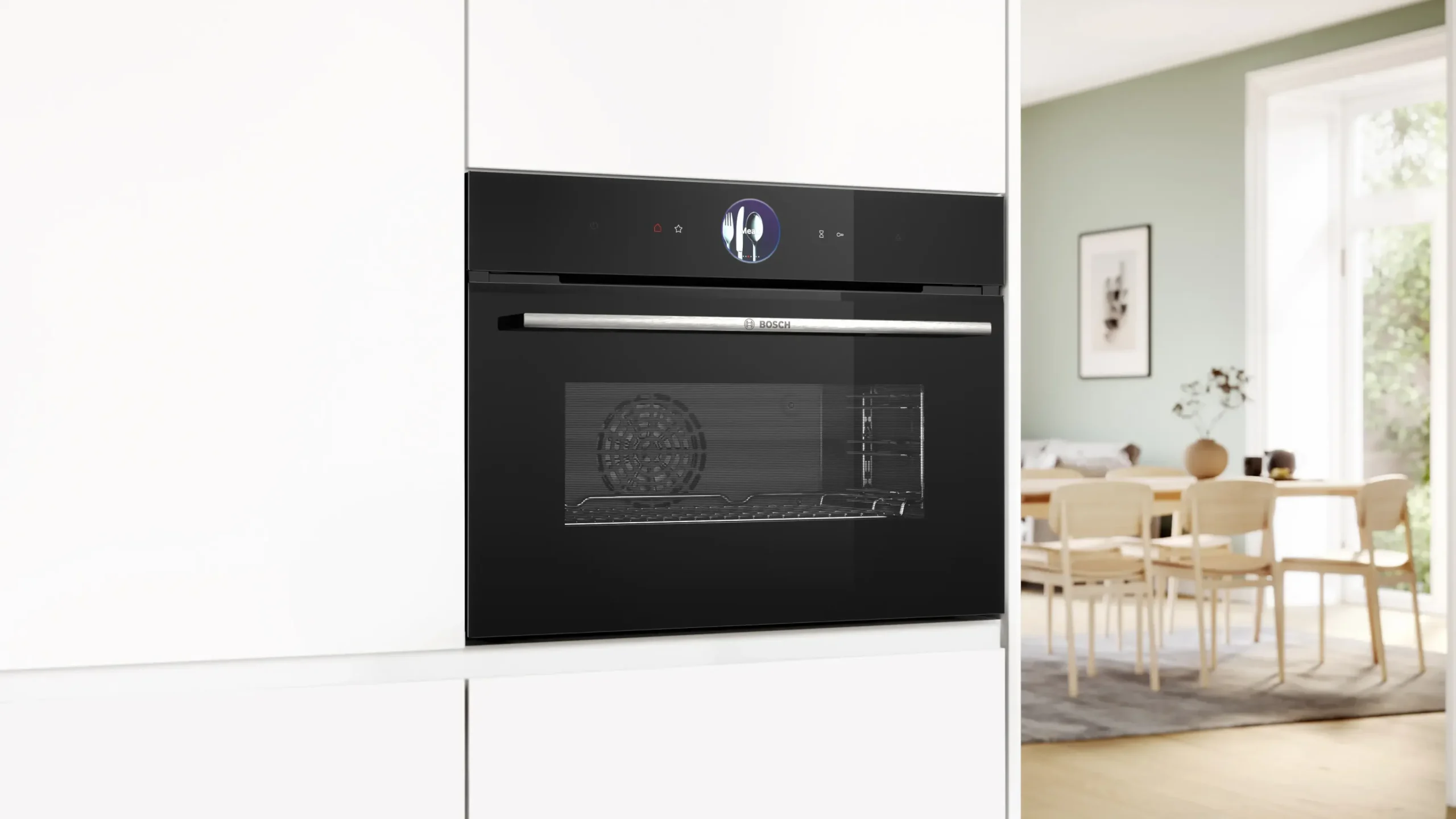 Serie 8 Compacte bakoven met volwaardige stoom 60 x 45 cm Zwart