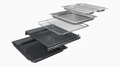 Serie 8 Compacte bakoven met volwaardige stoom 60 x 45 cm Mat zwart