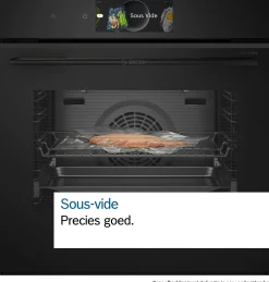 Serie 8 Compacte bakoven met volwaardige stoom 60 x 45 cm Zwart