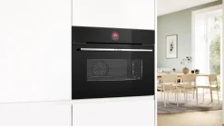 Serie 8 Compacte bakoven 60 x 45 cm Zwart