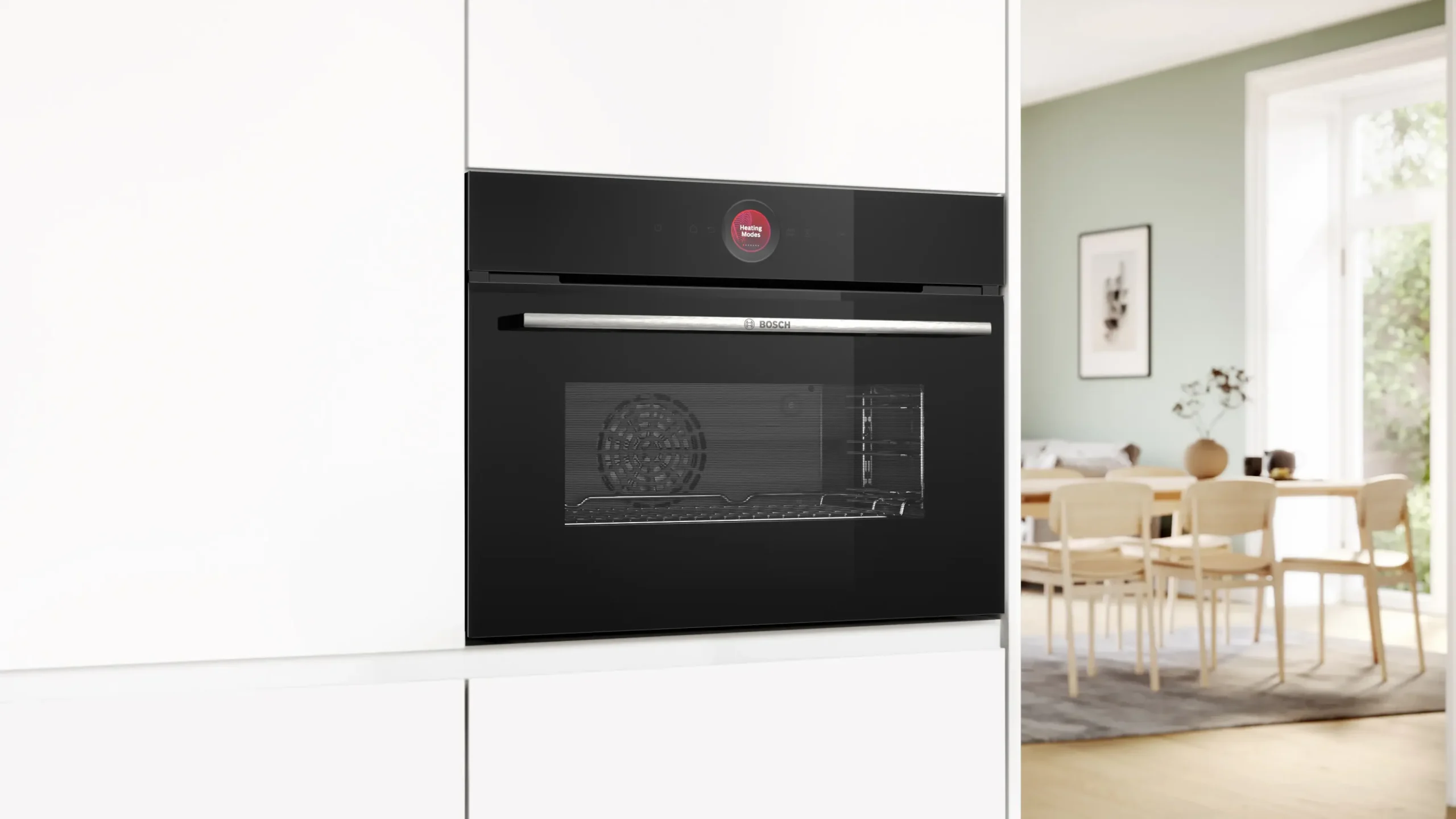 Serie 8 Compacte bakoven 60 x 45 cm Zwart