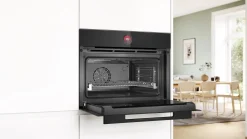 Serie 8 Compacte bakoven 60 x 45 cm Zwart