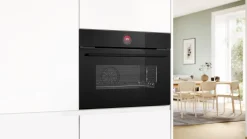 Serie 8 Compacte bakoven 60 x 45 cm Zwart