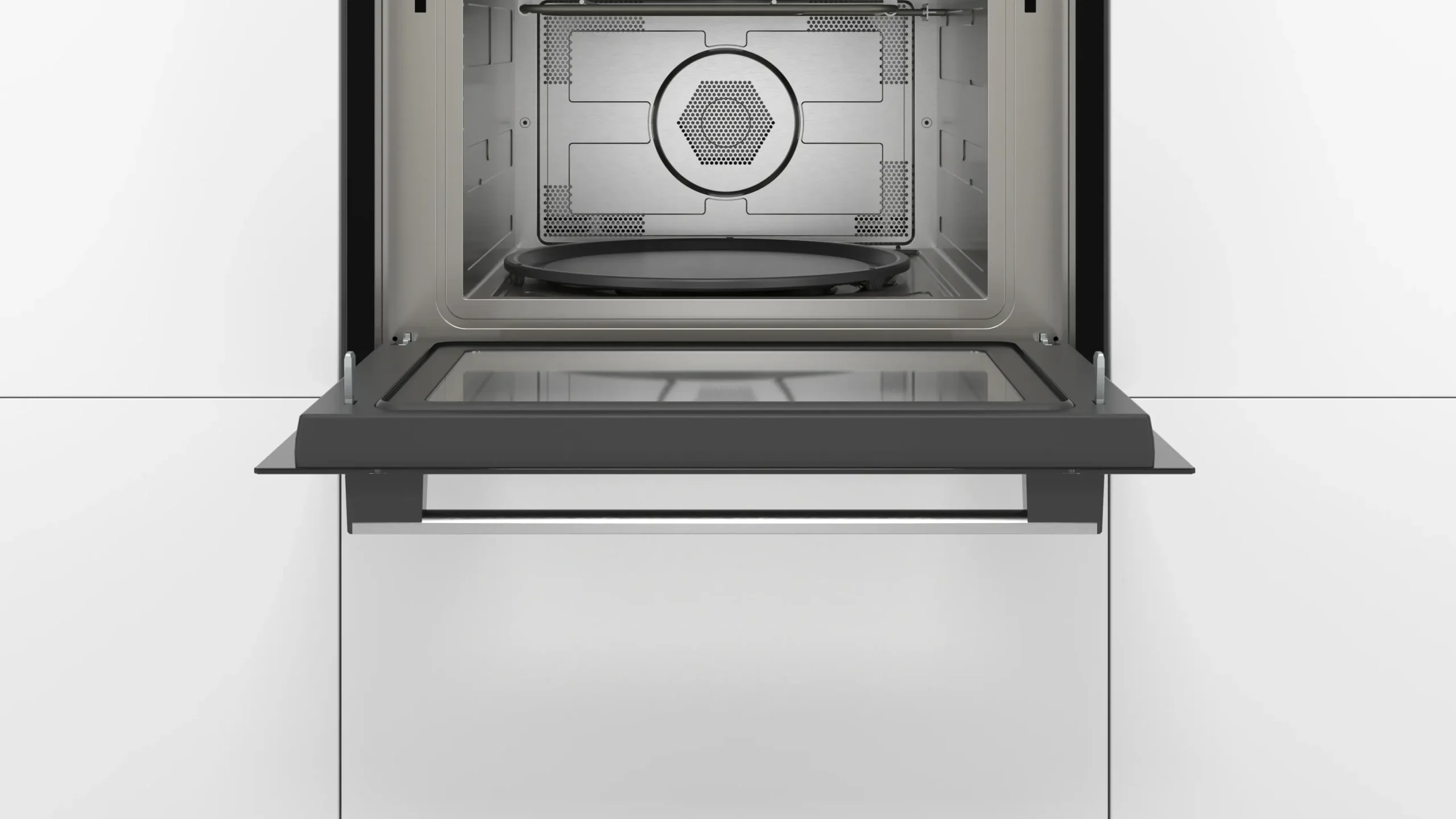 Serie 4 Compacte magnetron met hetelucht RVS