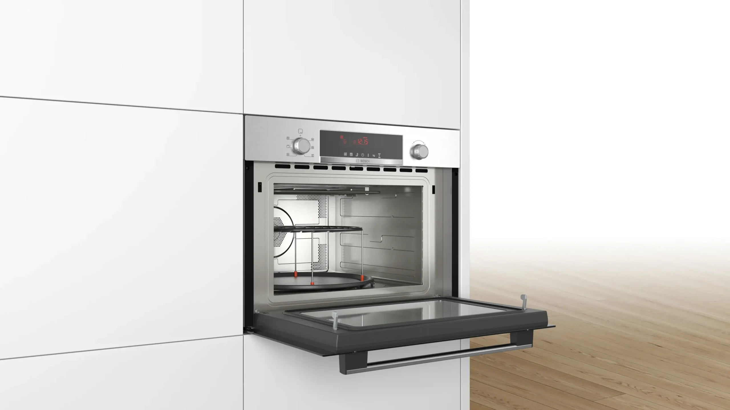 Serie 4 Compacte magnetron met hetelucht RVS