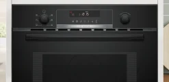 Serie 6 Compacte magnetron met hetelucht Zwart
