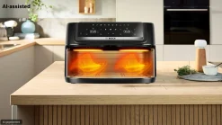 Serie 4 Double Flex Drawer Air Fryer Zwart