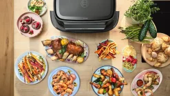 Serie 4 Double Flex Drawer Air Fryer Zwart