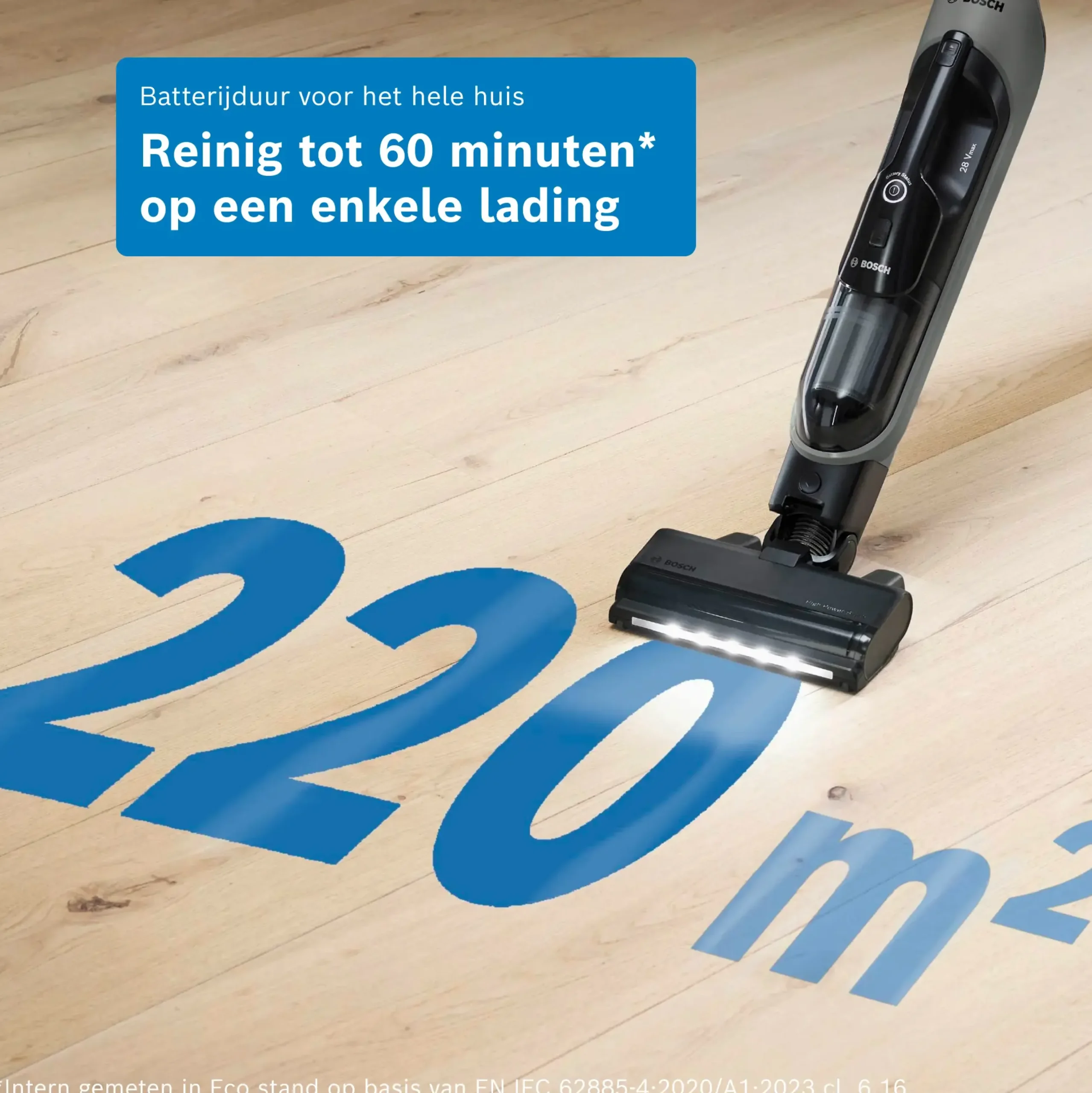 Serie 4 Draadloze steelstofzuiger Flexxo 28 Vmax Grijs
