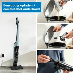 Serie 4 Draadloze steelstofzuiger Flexxo 28 Vmax Blauw
