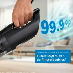 Serie 4 Draadloze steelstofzuiger Flexxo 28 Vmax Blauw