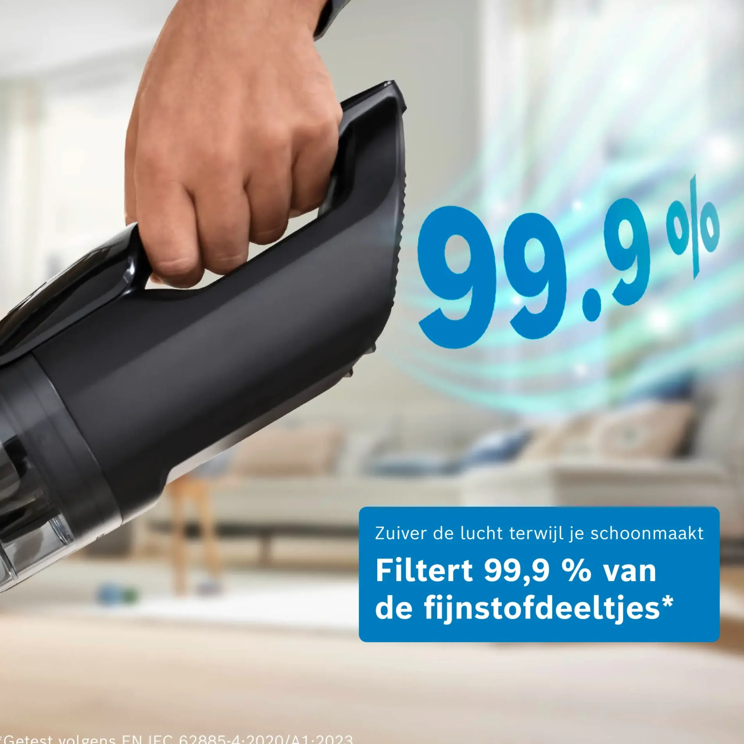 Serie 4 Draadloze steelstofzuiger Flexxo 28 Vmax Blauw