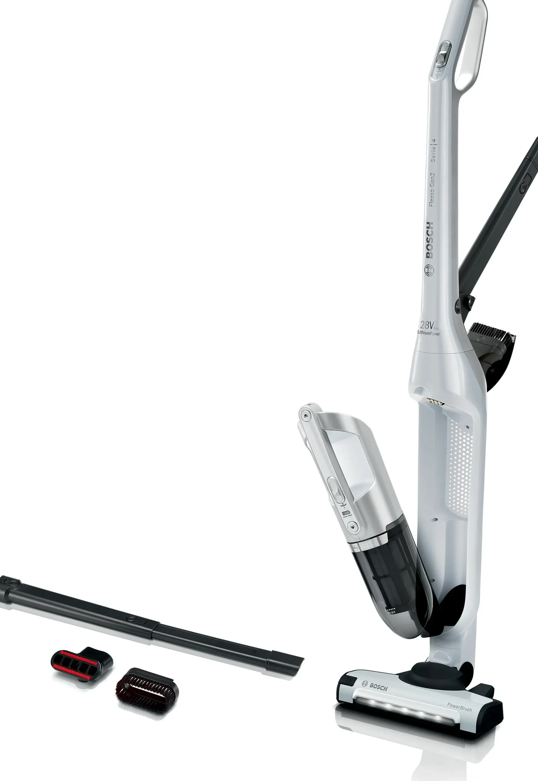 Serie 4 Draadloze steelstofzuiger Flexxo Gen2 28Vmax Wit