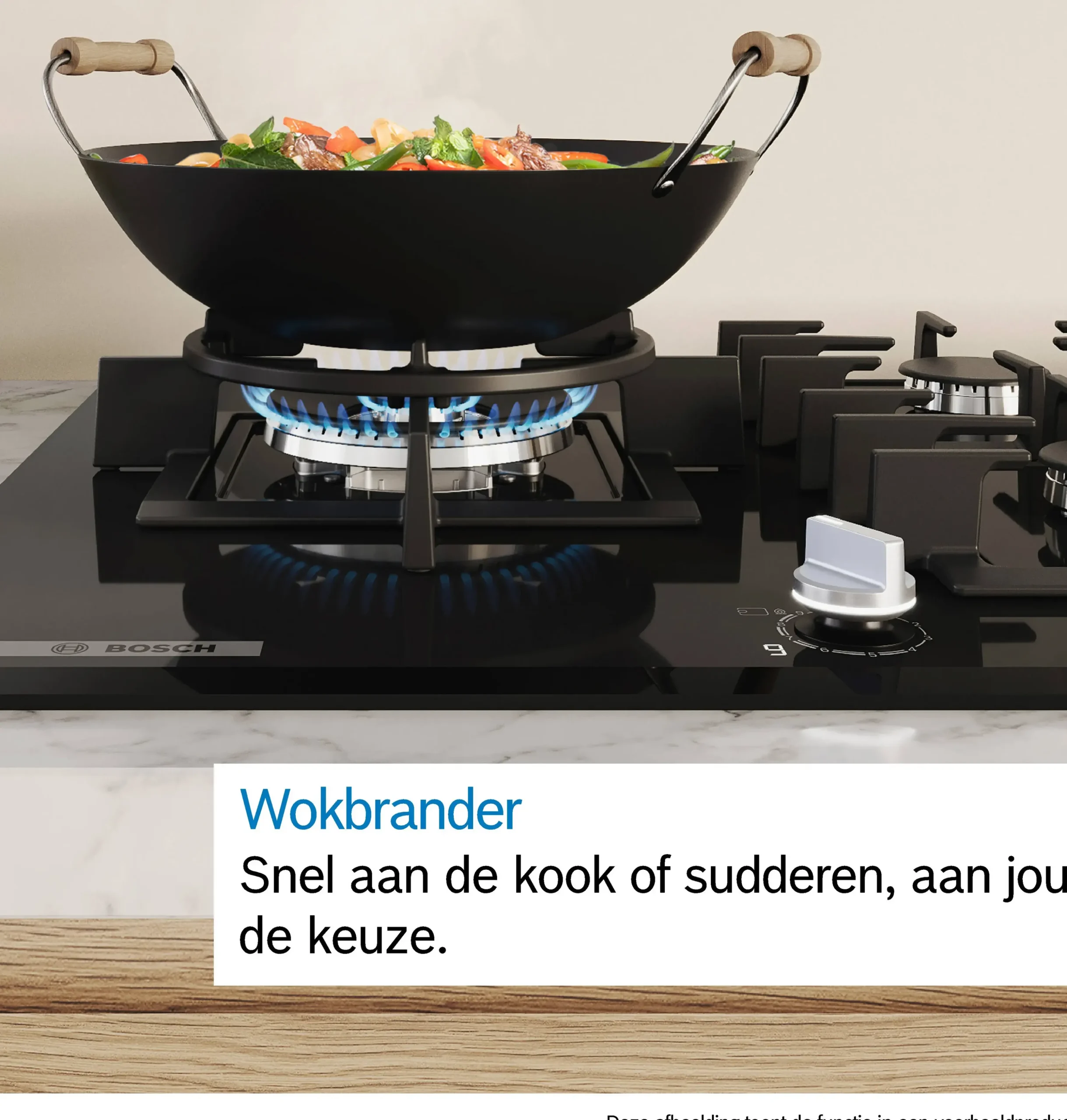 Serie 4 Gaskookplaat 60 cm Inox