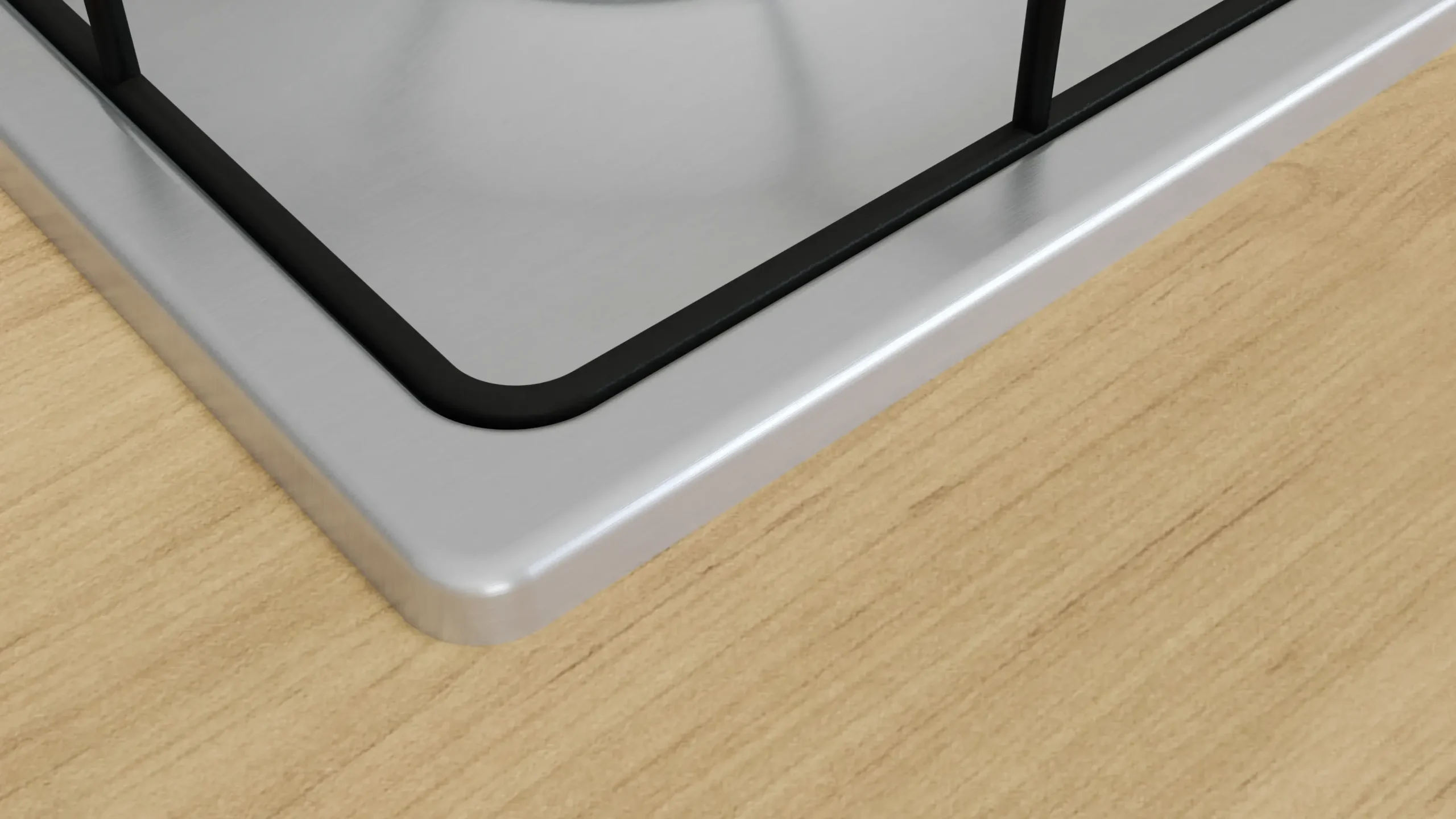Serie 2 Gaskookplaat Inox