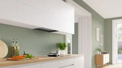 Serie 2 Geïntegreerde blokdesign schouwkap 60 cm Matzwart
