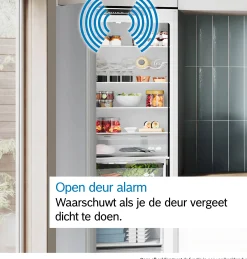 Serie 4 Inbouw koel-vriescombinatie 177.2 x 54.1 cm Vlakscharnier