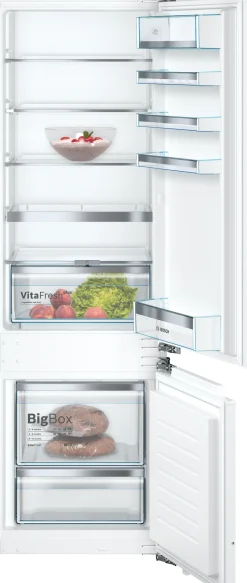 Serie 6 Inbouw koel-vriescombinatie 177.2 x 55.8 cm Vlakscharnier