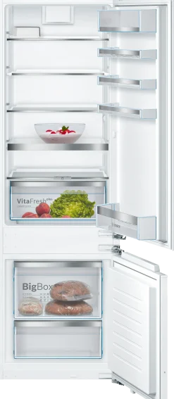 Serie 6 Inbouw koel-vriescombinatie 177.2 x 55.8 cm Vlakscharnier met SoftClose