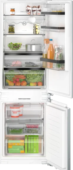Serie 6 Inbouw koel-vriescombinatie 177.2 x 55.8 cm Vlakscharnier met SoftClose