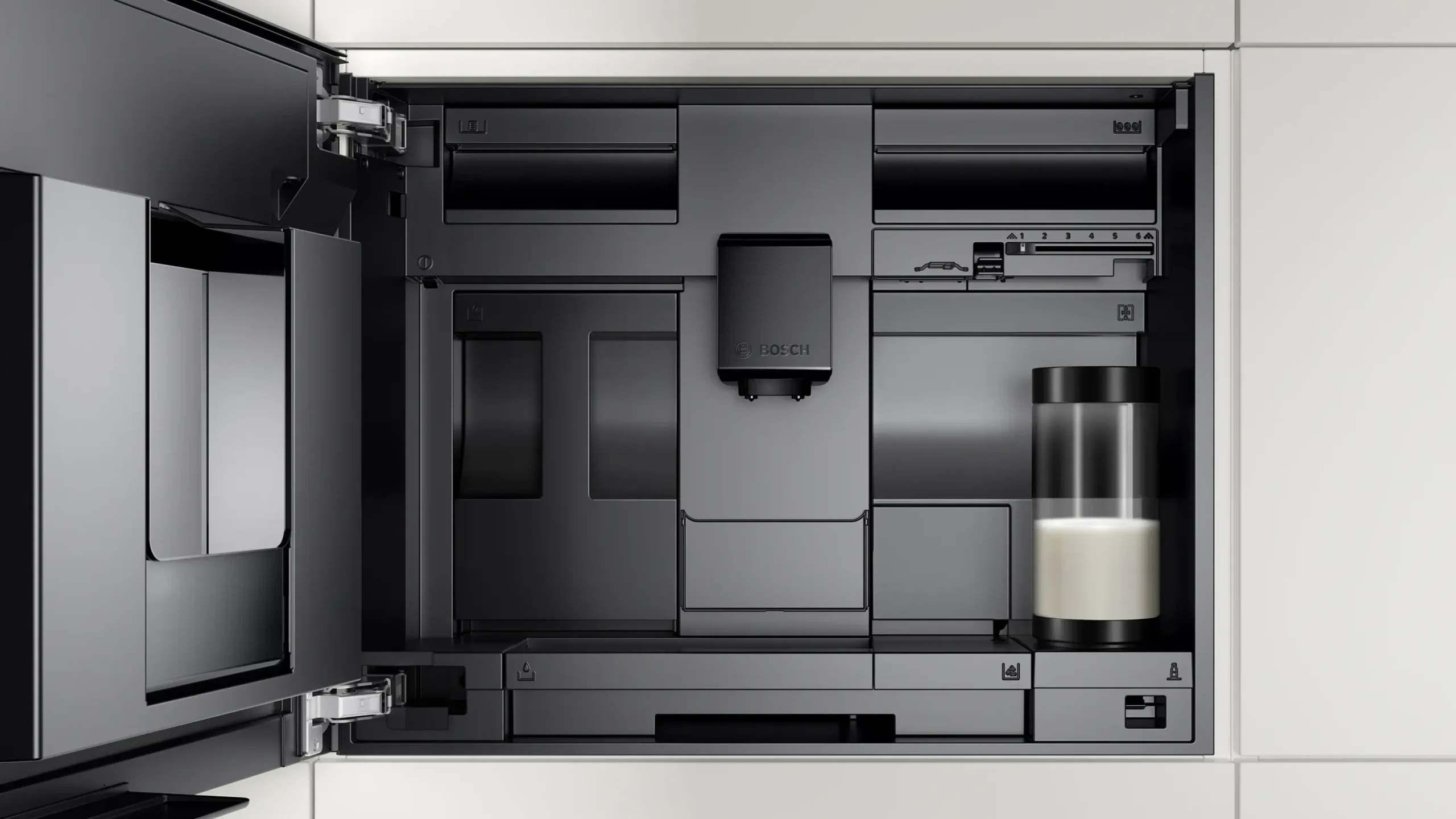 Serie 8 Inbouw koffie volautomaat Zwart