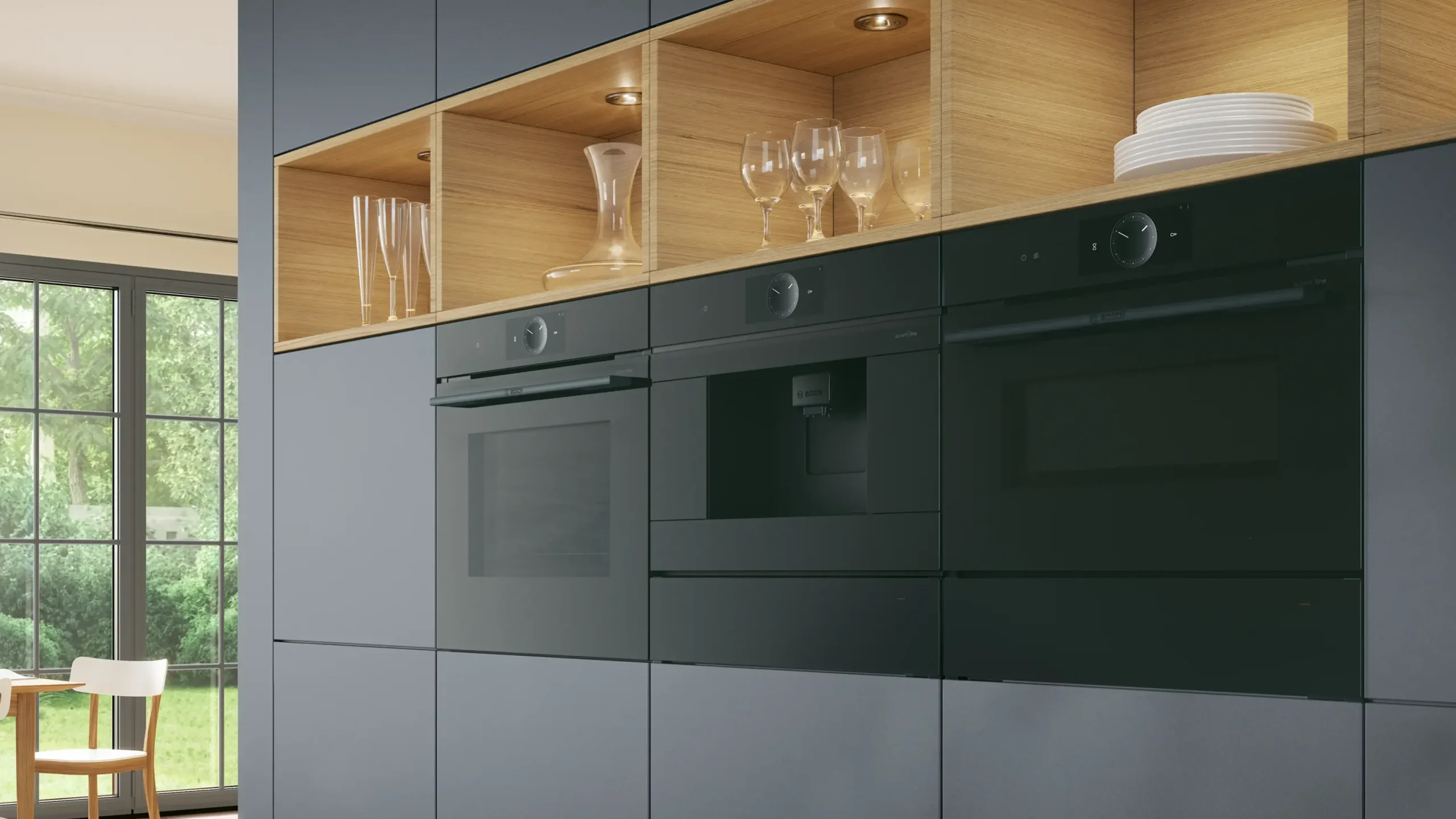 Serie 8 Inbouw koffie volautomaat Zwart