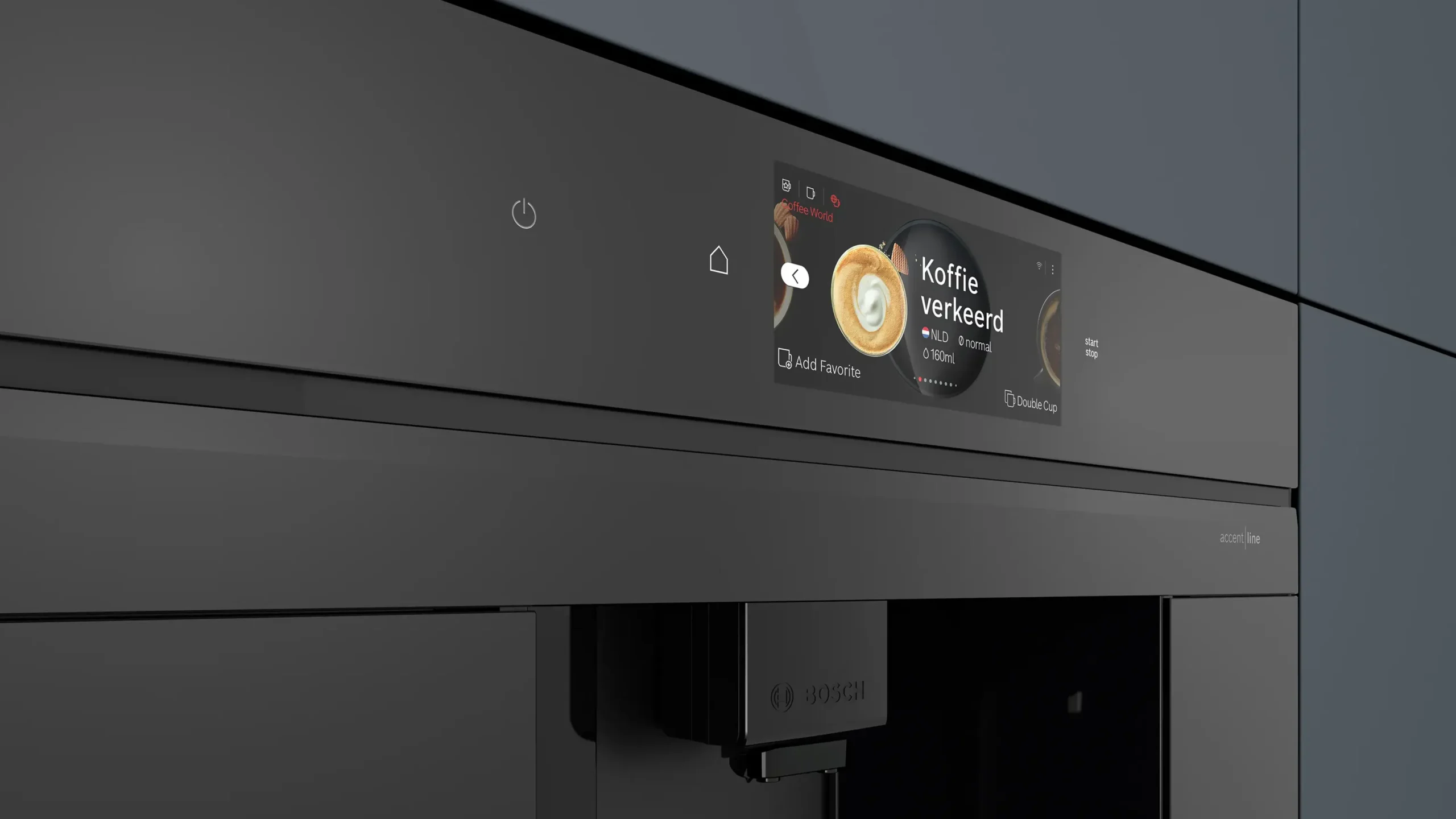 Serie 8 Inbouw koffie volautomaat Zwart