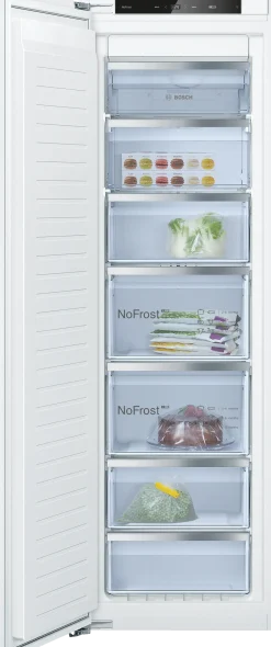 Serie 4 Inbouw vriezer 177.2 x 55.8 cm Vlakscharnier