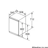 Serie 6 Inbouw vriezer 71.2 x 55.8 cm Vlakscharnier met SoftClose