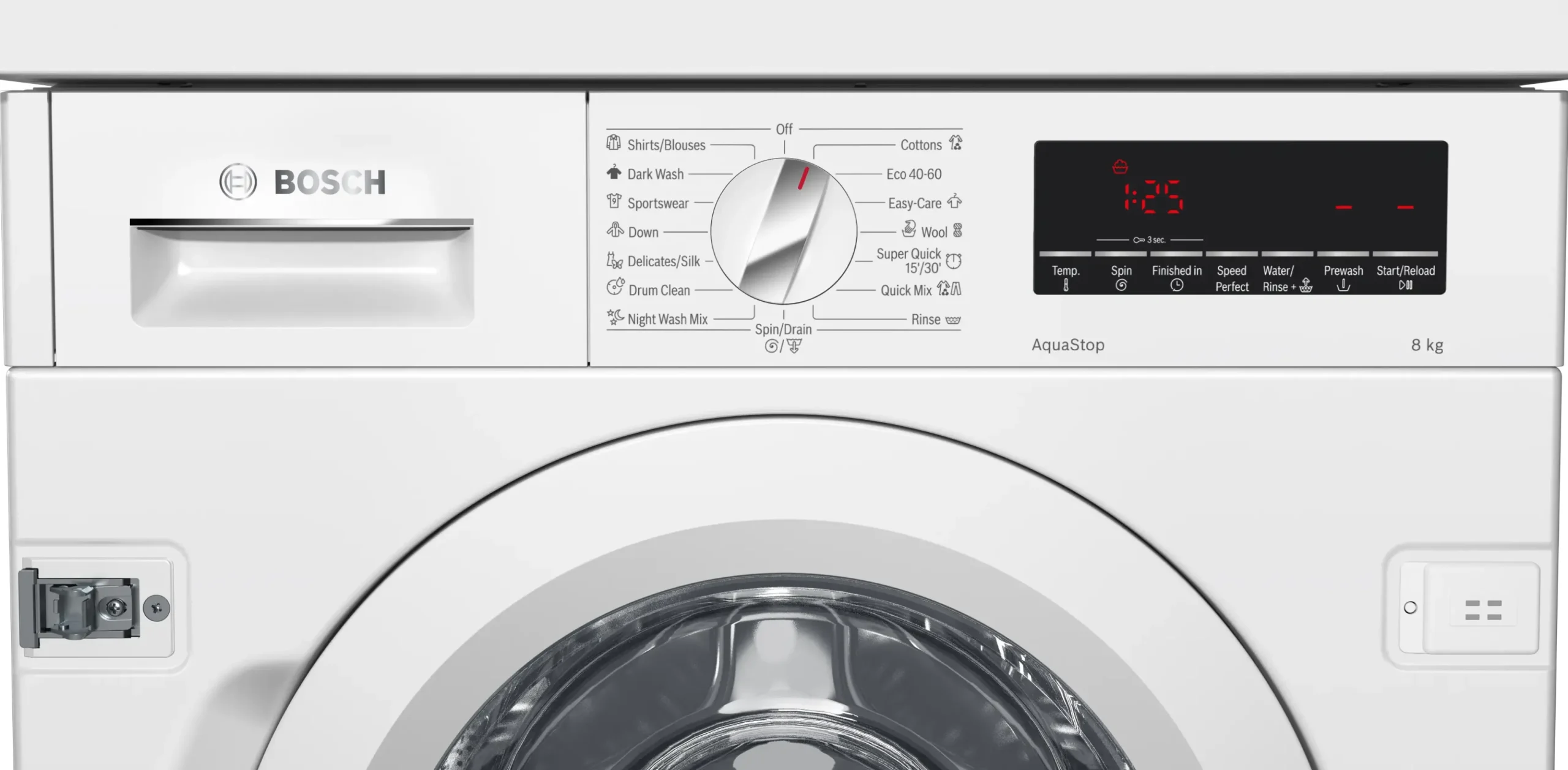 Serie 8 Inbouw Wasmachine, voorlader 8 kg