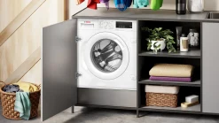 Serie 6 Inbouw Wasmachine, voorlader 8 kg