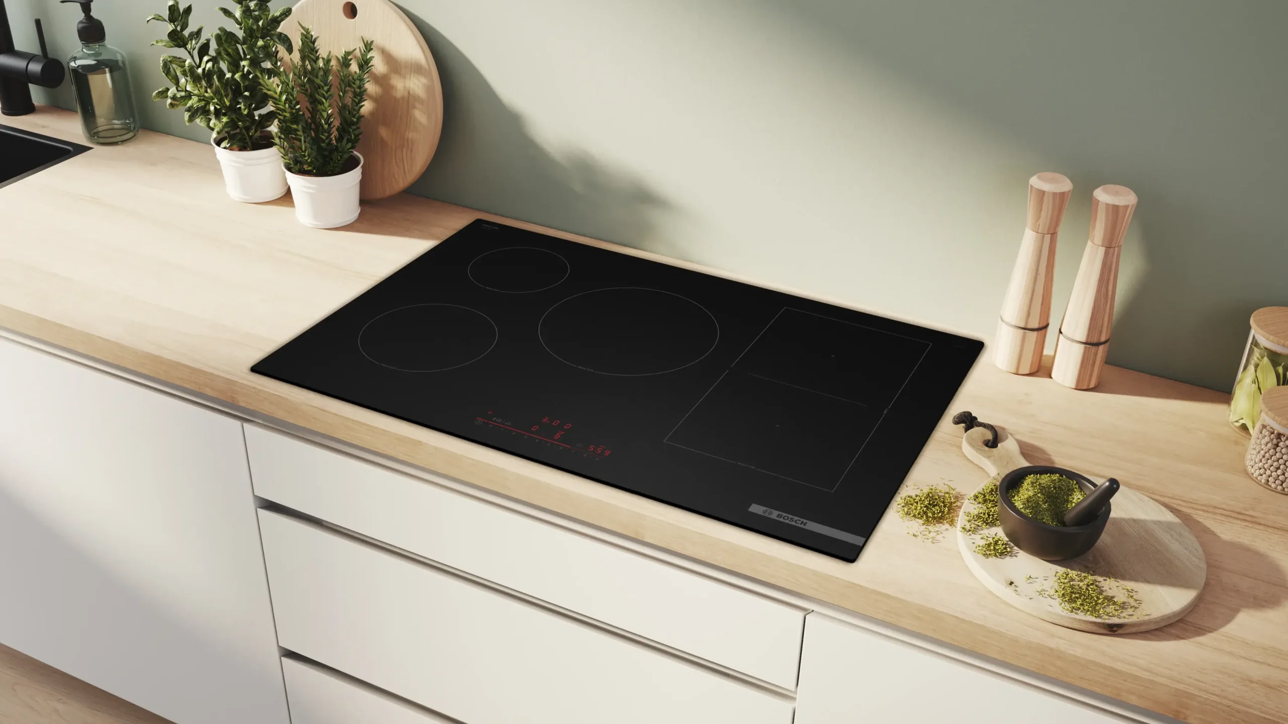 Serie 6 Inductiekookplaat 80 cm