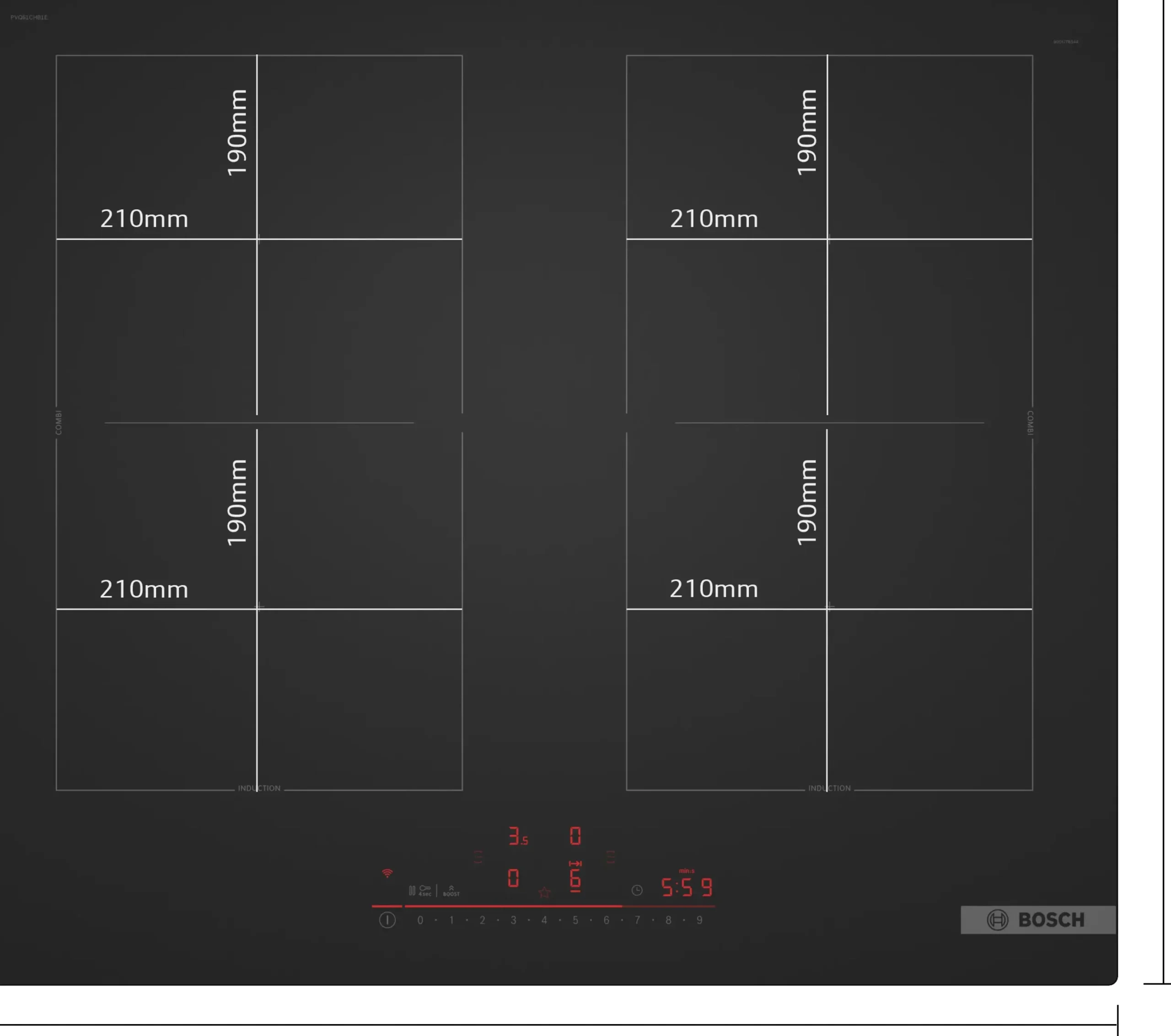 Serie 6 Inductiekookplaat 60 cm