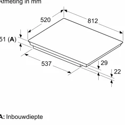 Serie 6 Inductiekookplaat 80 cm