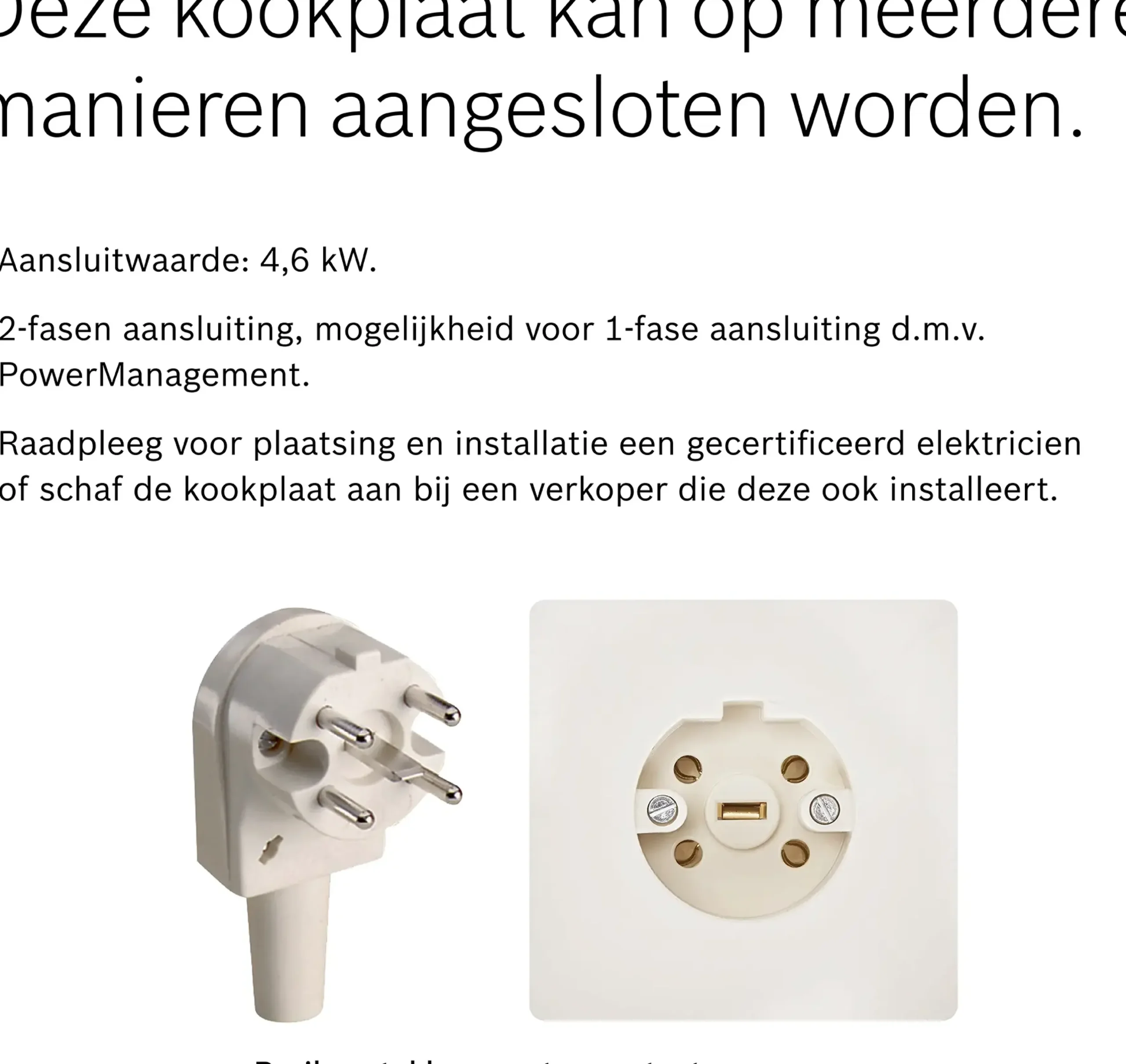 Serie 4 Inductiekookplaat 60 cm opbouwmontage zonder rand