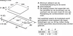 Serie 8 Inductiekookplaat 60 cm opbouwmontage met rand