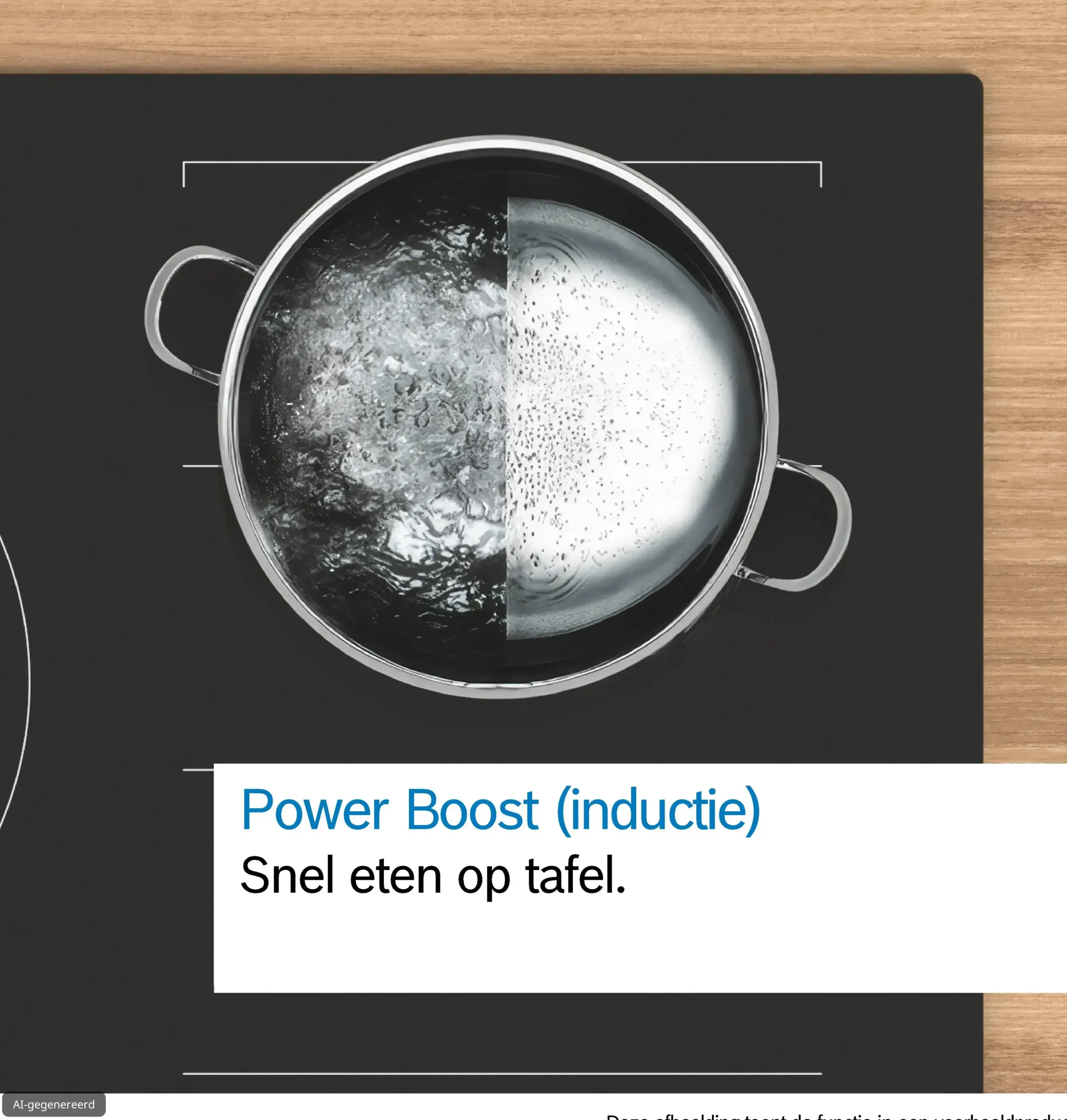 Serie 6 Inductiekookplaat 60 cm opbouwmontage met rand