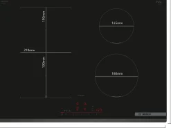 Serie 6 Inductiekookplaat 70 cm opbouwmontage zonder rand