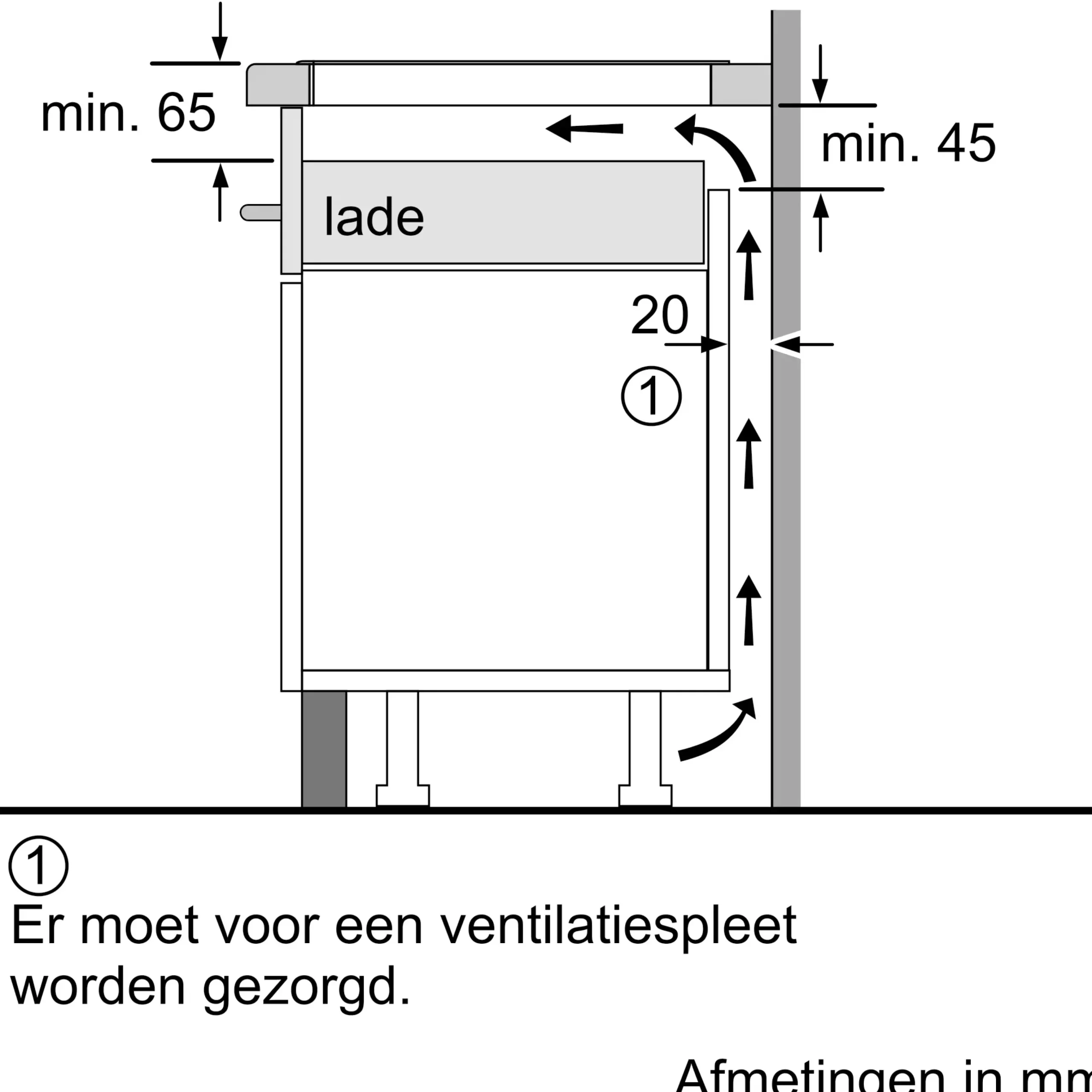 Serie 4 Inductiekookplaat 60 cm opbouwmontage zonder rand