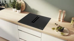 Serie 4 Inductiekookplaat met afzuiging 60 cm opbouwmontage met rand